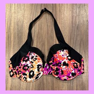 Catalina Women's One Piece Swimsuit - Black and Pink